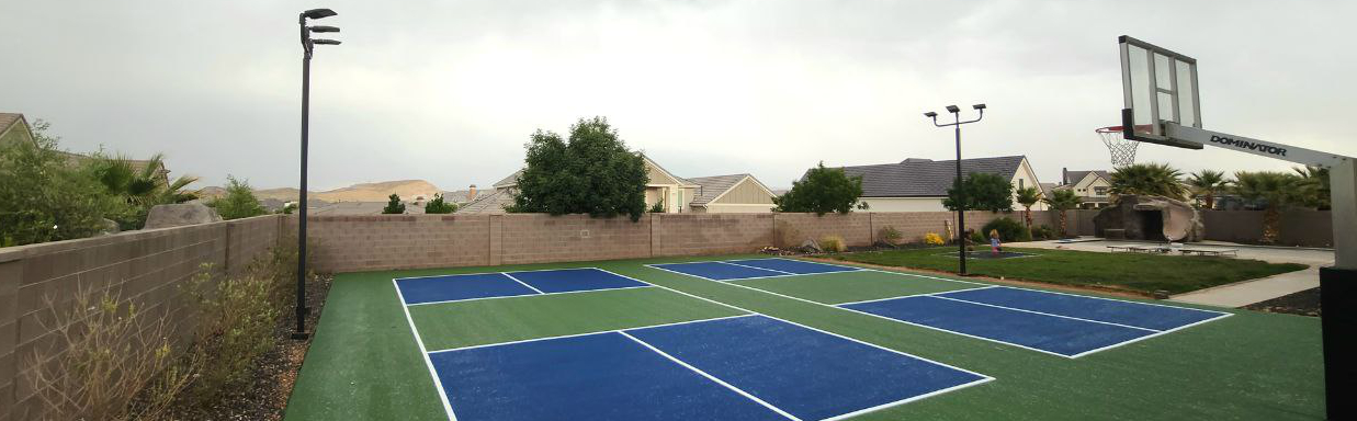 Double Pickleball Court